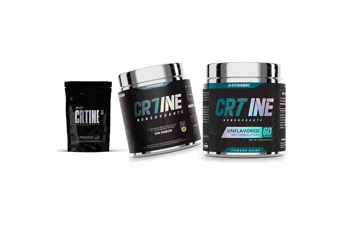 Creatina Monohidratada CRTINE (5g) / 20 / 30 / 60 servicios